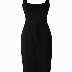 Vintage Vesper Black Bodycon Dress